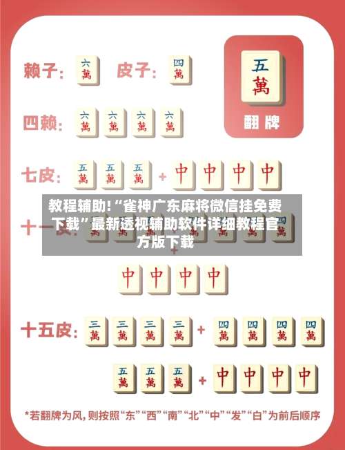 教程辅助!“雀神广东麻将微信挂免费下载	”最新透视辅助软件详细教程官方版下载-第1张图片