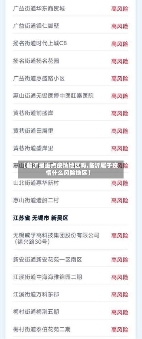 【临沂是重点疫情地区吗,临沂属于疫情什么风险地区】-第2张图片
