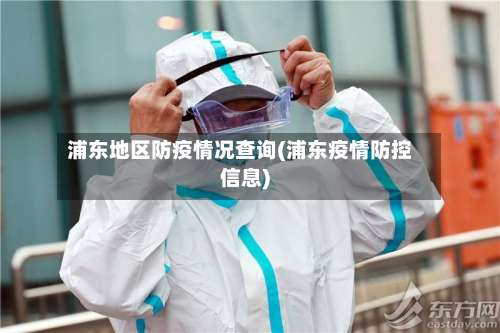 浦东地区防疫情况查询(浦东疫情防控信息)-第2张图片