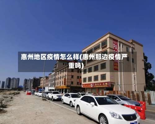惠州地区疫情怎么样(惠州那边疫情严重吗)-第3张图片