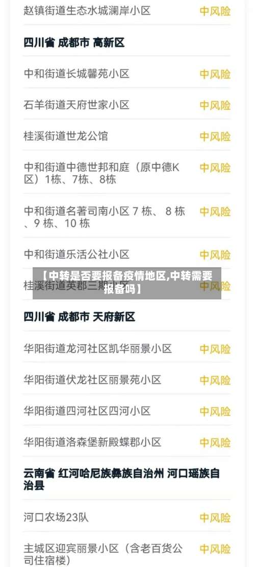 【中转是否要报备疫情地区,中转需要报备吗】-第2张图片