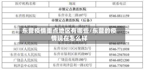 东营疫情重点地区有哪些/东营的疫情现在怎么样-第2张图片