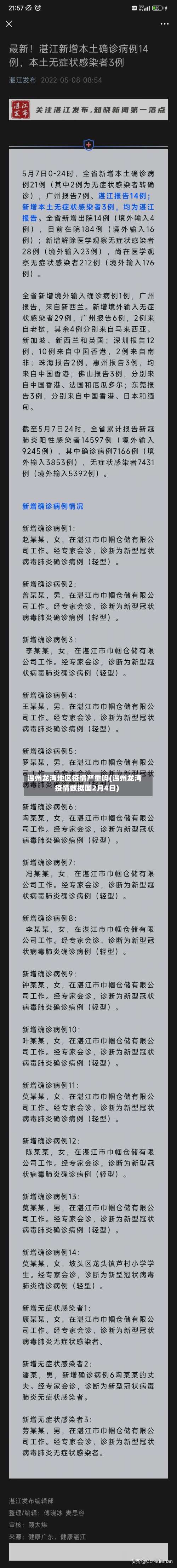 温州龙湾地区疫情严重吗(温州龙湾疫情数据图2月4日)-第1张图片
