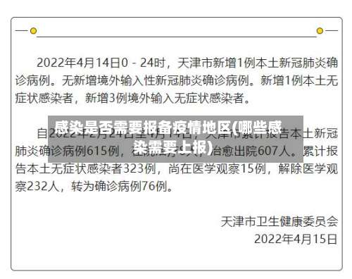 感染是否需要报备疫情地区(哪些感染需要上报)-第1张图片