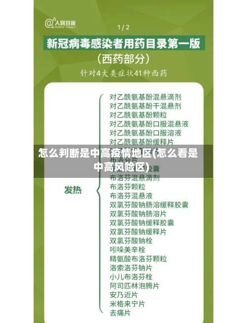 怎么判断是中高疫情地区(怎么看是中高风险区)-第2张图片