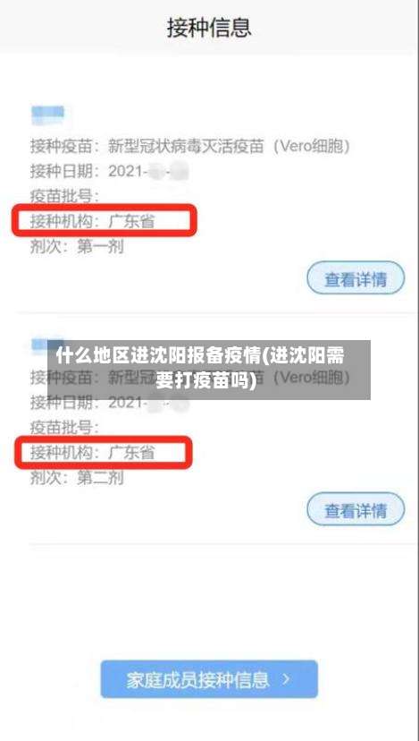 什么地区进沈阳报备疫情(进沈阳需要打疫苗吗)-第1张图片