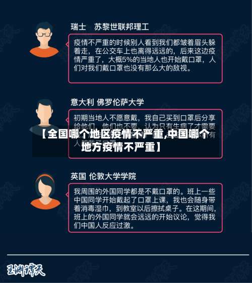 【全国哪个地区疫情不严重,中国哪个地方疫情不严重】-第1张图片